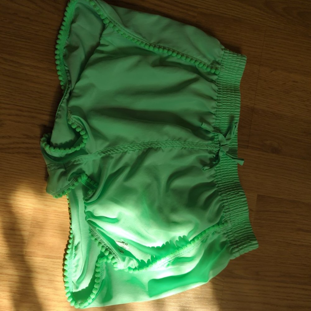 Green mint shorts